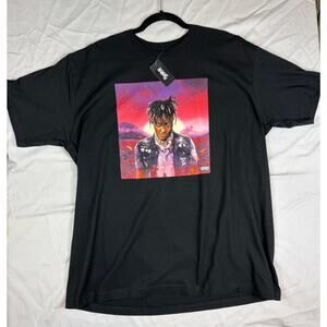 Juice Wrld Men’s New Black Legends Never Die Album Hip Hop Rap Shirt - XL